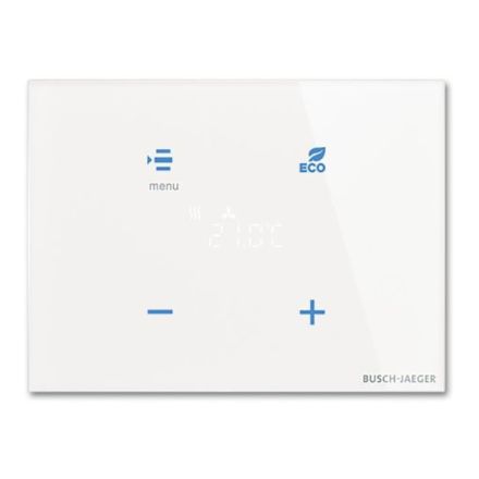 BUSCH-JAEGER TR/U.3.11-CG KNX-Touch-RTR Standard tacteo | 4-way, horizontal | white glass | 86x115 mm