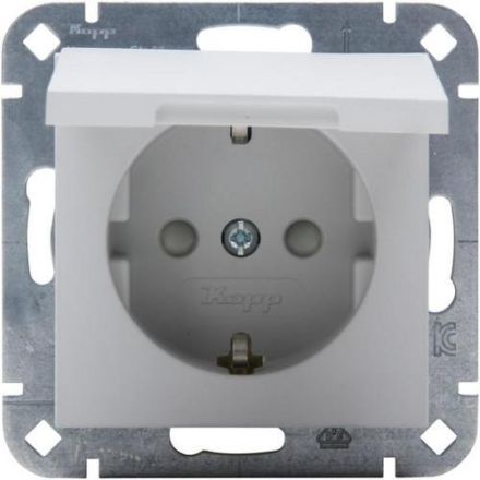 Kopp 940134001 HK07 grey matt SCHUKO socket