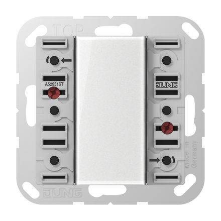 JUNG A52931ST KNX pushbutton sensor F50 series A | 3-fold, universal, secure