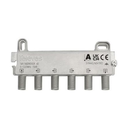 Televes AZ415FZ 4-way 5-1218 MHz AD: 15 dB tap
