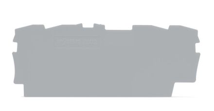 Wago 2002-1491 for TOBJOB S grey end plate and intermediate plate