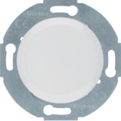 Berker 67100920 blind cover with central piece polar white, glossy 1930/Glass/Palazzo