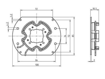 Rademacher 94401506 Click drive bearing VK 4015K-06