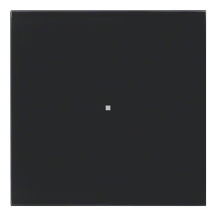 BERKER 75161592 KNX pushbutton sensor B.IQ | 1-fold, comfort | glass black