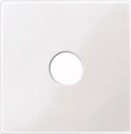 MERTEN 451819 Central plate polar white glossy System M