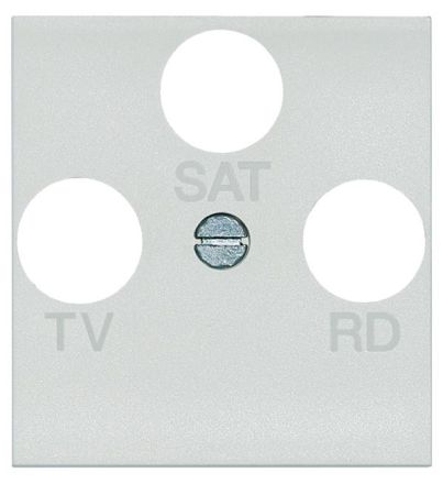 Bticino N4207 central plate, (white)