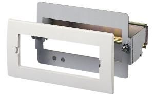 ABB Stotz-Kontakt front mounting kit, front panel control cabinet door other DIN rail devices 7 HP wide, 2CMA132635R1000