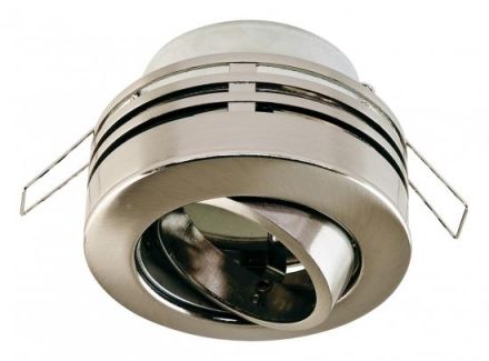EVN 753913 round black chr sat. GU10 max.50W 230V recessed ceiling spotlight