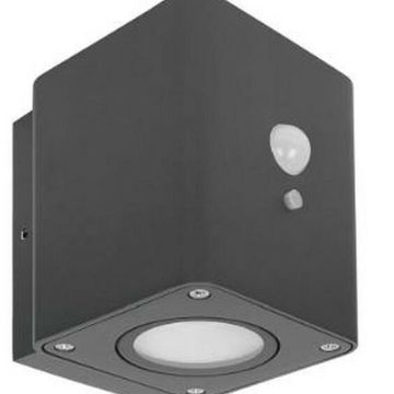 Megaman MT70018 MT PRO LOKY corner PIR Sol 1W 110lm 3K IP54 wall light LB23