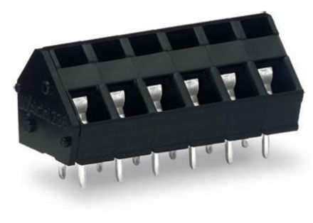 Wago 236-403/334-604/997-405 3p, 24A,320V,0.08-2.5mm² print terminal 5mm