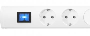 Kopp 233502007 UNOversal 2-way white 1.4m USB power strip