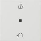 GIRA 510603 KNX-RF operating unit System 55 | 1-way, heating mode | pure white glossy