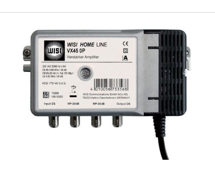 WISI VX450P BK amplifier 38dB US65/28dB