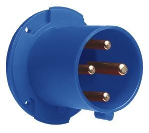 ABB Stotz-Kontakt 363BU9, panel mount plug, 63 A, IP44 9h, standard flange, 2CMA167226R1000