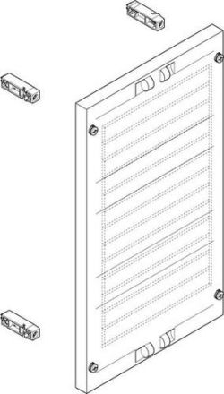 ABN flat 250x450mm vertical for 13xD02 32mm ESPRO module (MF13695)