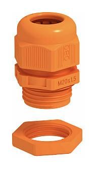 OBO Bettermann V-TEC VM16+OR with nut M16 pastel orange cable gland, 7205657