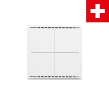 Elsner Cala KNX M4-T CH pure white RAL9010 four-way button