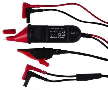 Gossen Metrawatt Z227C KC&S, Set Kelvin Clip & Probe once each