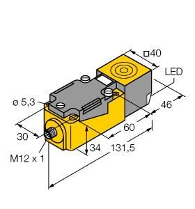 Turck 1625835 NI50U-CP40-AP6X2-H1141 Inductive Sensor