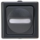 Kopp 560815003 AP-FR button/close. BlueElectric anthracite button