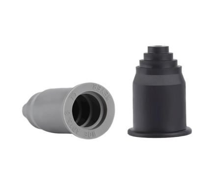 Plica 938000201 WQE-AD 19.08B W-ET end cap TPE NW, black