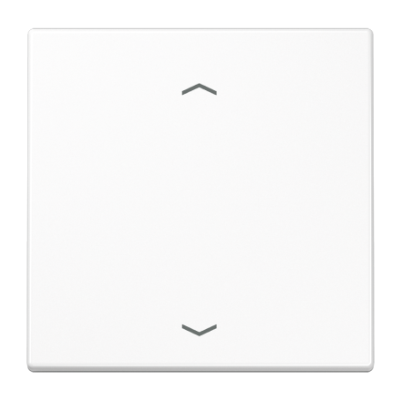 Jung LS1700PWW LB management button 1-way, with arrow symbols, Duroplast, LS series, alpine white