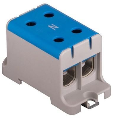 Pollmann 2090205 UK 95/2N blue 2-pole universal terminal