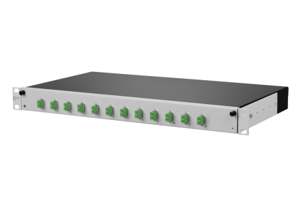 METZ CONNECT 1502697612-F OpDAT slide splice 12xLC-D APC OS2 patch panel