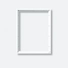 Siedle KR 611-4/3-0 SM combination frame in silver metallic