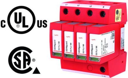 Dehn & Söhne 908340 Surge arrester DEHNguard DG MU 3PY 208 4W+G