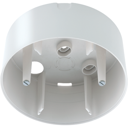 Jung PM-KAPPE surface-mounted housing, diameter: 103 mm, height 45 mm, alpine white