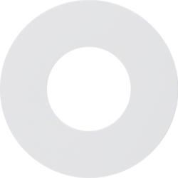 Berker 11242089 Central piece for push button and light signal E10 polar white, glossy Berker R.1/