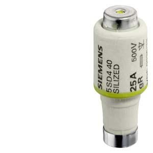 Siemens 5SD440 SILIZED fuse link 750V superfast size DII E27 25A