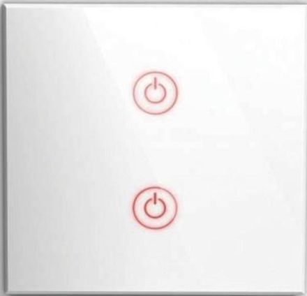 Hama 00176551 WiFi-Touch flush-mounted white wall switch