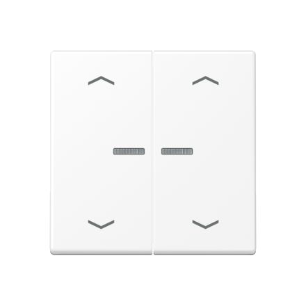 JUNG BTA17102PWWM described. Touch sensor HOME Series A | 2-way, arrows | snow white matt