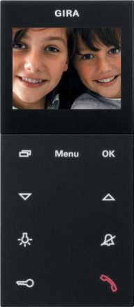 Gira 1239005 Video AP Plus System 55 black home station