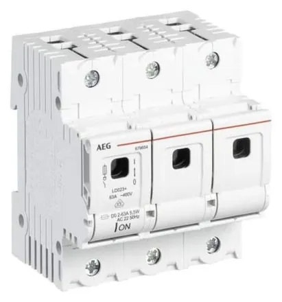 Busch-Jaeger 2CDE103005R1905 LD023+ D02 3 pole 63A fuse switch disconnector
