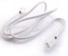 ABN 050100 Spare part extension cable 12V, white ABN 050100 Spare part extension cable 12V, white