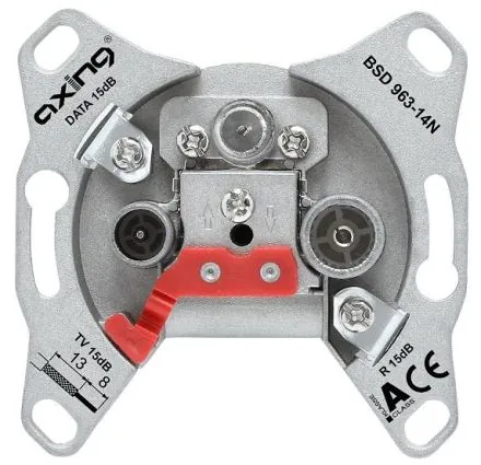 Axing BSD96314 3-port multimedia antenna connector