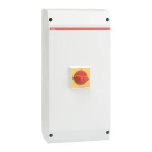 ABB Stotz-Kontakt OTP75A4U, safety switch 4-pole 37 kW 400V with red-yellow handle, 1SCA022401R1650