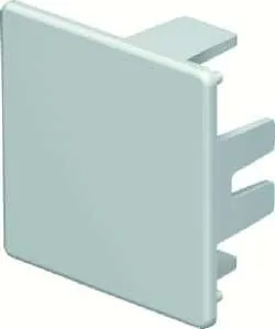 OBO Bettermann WDK/HE 40040 40x40mm light grey end piece, 6183727