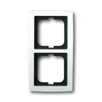 ABB STOTZ-KONTAKT 1722-84 , RS/U2.1 frame Solo Studio white, 2-way , 2CKA001754A4110