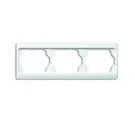 Busch-Jaeger 1723 KA-24G cover frame, 3-way frame studio white high gloss Busch-Jaeger 1723 KA-24G cover frame, 3-way frame studio white high gloss