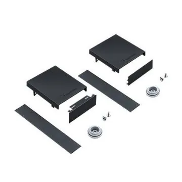 Zumtobel 22172343 SLN2 MSC/MSP EC SET L20 BK end cap set