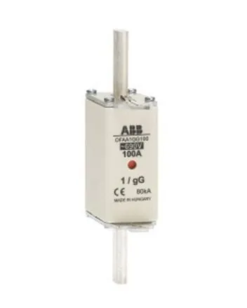 ABB Stotz-Kontakt OFAA1GG100, NH fuse NH 1 100A 690V GG, 1SCA022700R9950