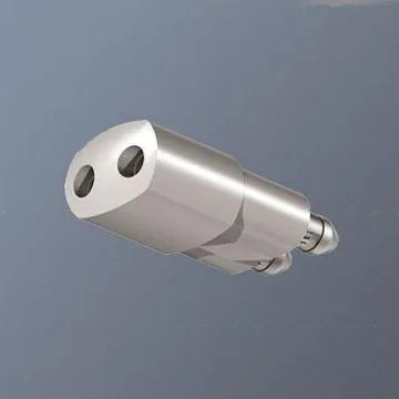 Bruck 160401mcgy matt, silver plug-in feed