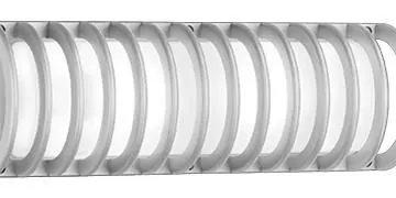 Spittler 002097 wall and ceiling light 2x40W IAA A60 symmetrical diffuser optics