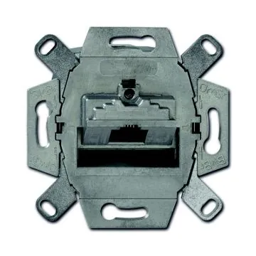 Busch-Jaeger 0218/11-101 UAE connection box, RJ45, Cat. 6a iso, shielded, 1 socket, 8 (8) -pin