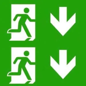 CEAG emergency light two-sided PU/PU 20m for GuideLed 10x25 LED pictogram disc