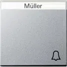 Gira 067326 rocker symbol bell BSF System 55 color aluminum